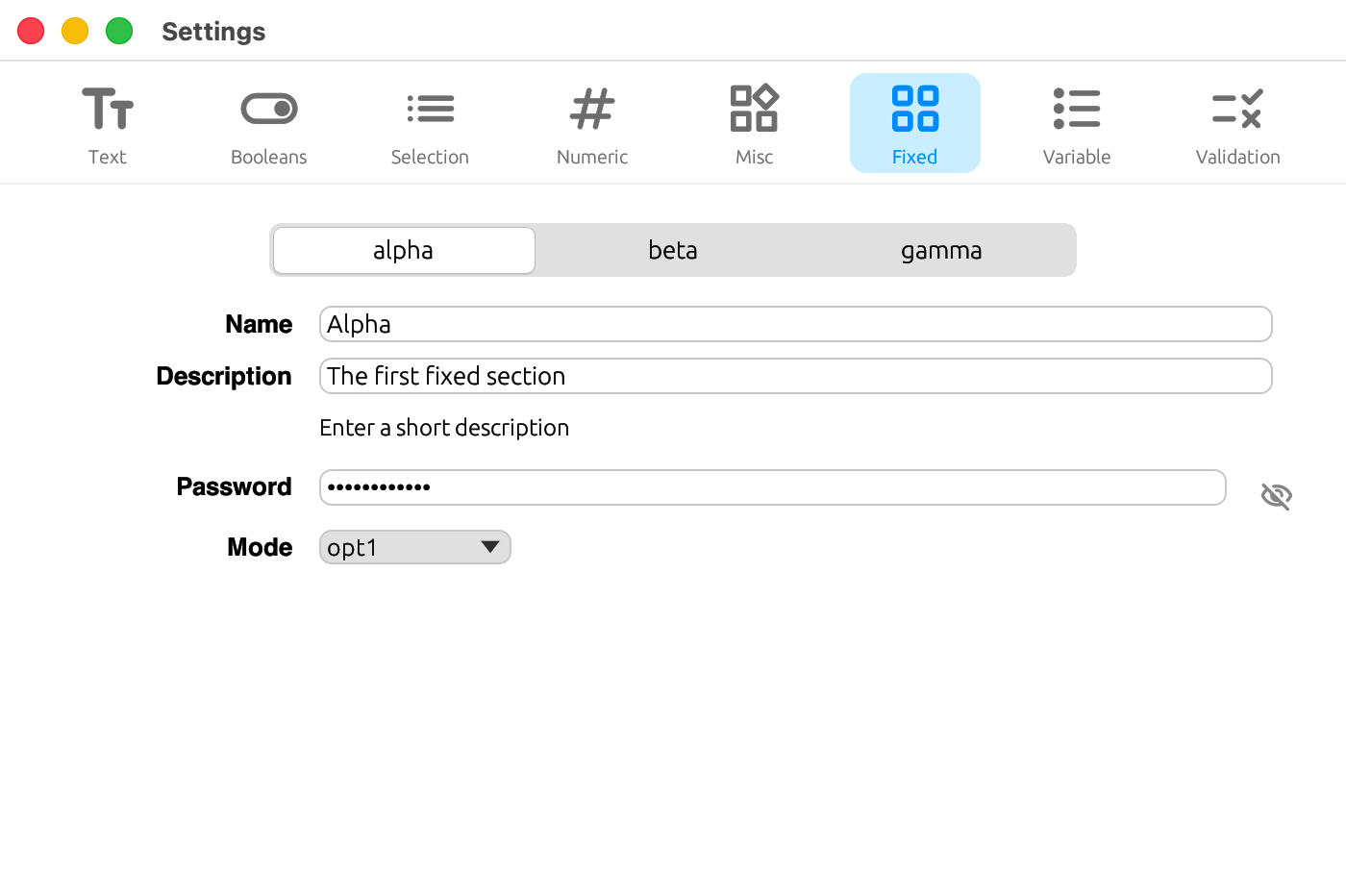 section_map: segmented / fixed