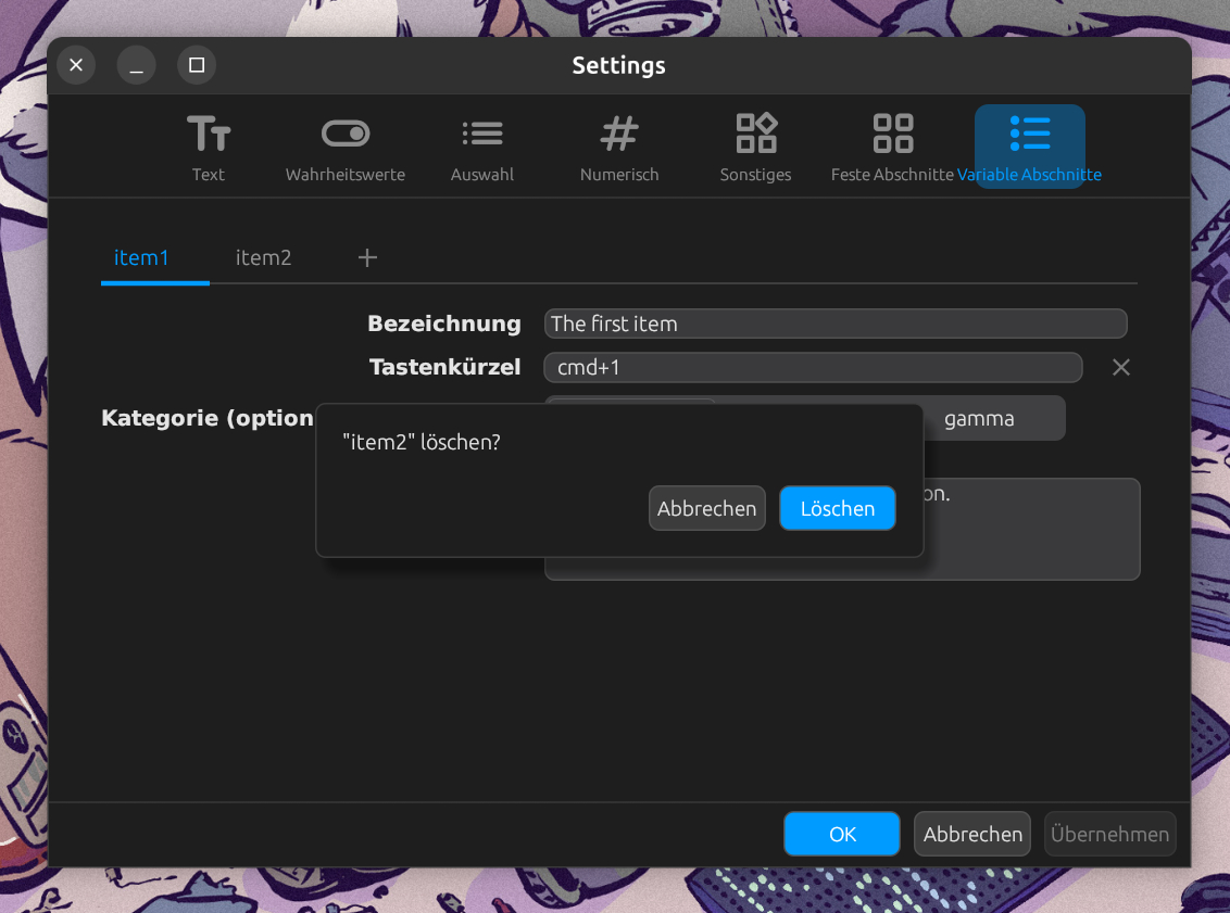 Linux Dark (German)