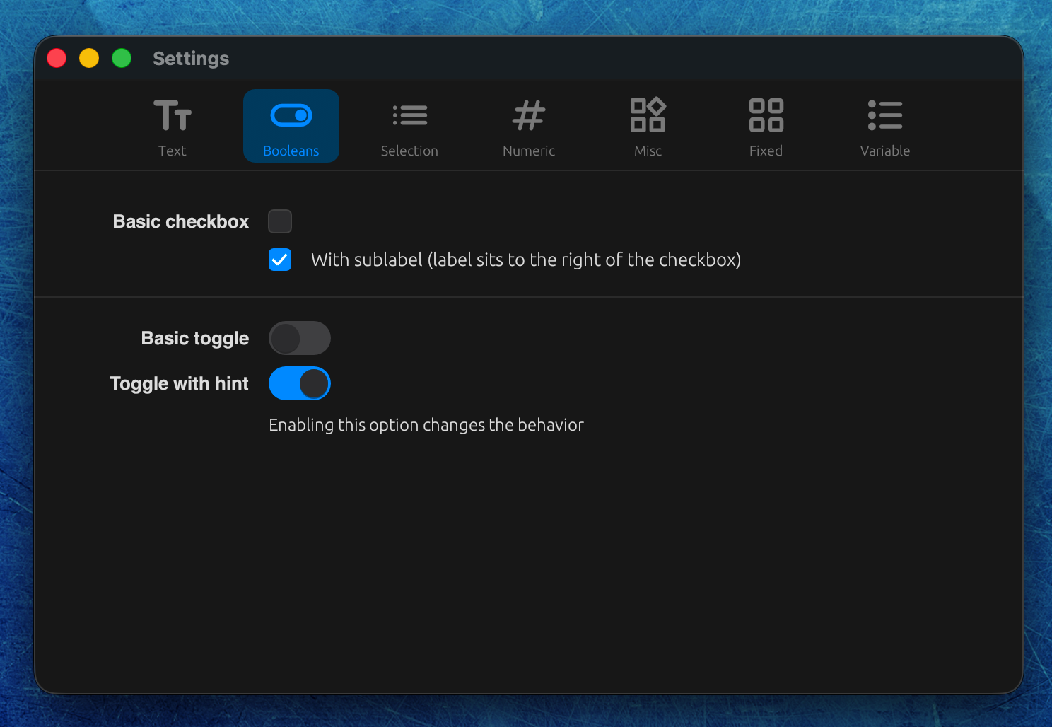 macOS Dark (English)
